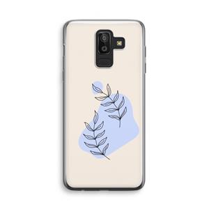 CaseCompany Leaf me if you can: Samsung Galaxy J8 (2018) Transparant Hoesje