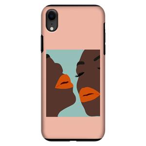 CaseCompany Orange lips: iPhone XR Tough Case