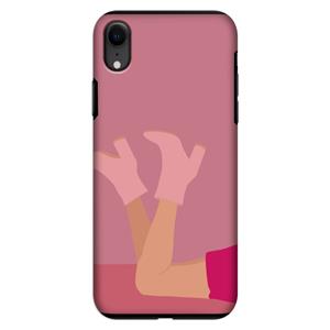 CaseCompany Pink boots: iPhone XR Tough Case