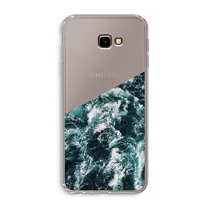 CaseCompany Zee golf: Samsung Galaxy J4 Plus Transparant Hoesje