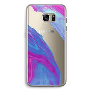 CaseCompany Zweverige regenboog: Samsung Galaxy S7 Edge Transparant Hoesje