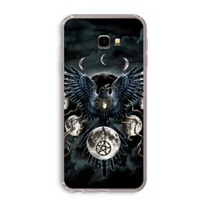 CaseCompany Sinister Wings: Samsung Galaxy J4 Plus Transparant Hoesje