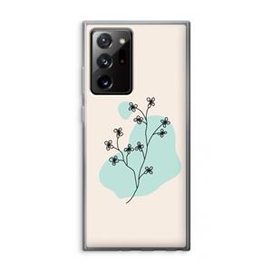 CaseCompany Love your petals: Samsung Galaxy Note 20 Ultra / Note 20 Ultra 5G Transparant Hoesje