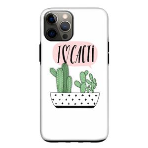 CaseCompany I love cacti: iPhone 12 Tough Case
