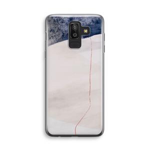 CaseCompany Stone White: Samsung Galaxy J8 (2018) Transparant Hoesje