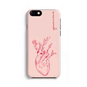 CaseCompany Blooming Heart: iPhone 8 Volledig Geprint Hoesje