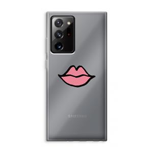 CaseCompany Kusje: Samsung Galaxy Note 20 Ultra / Note 20 Ultra 5G Transparant Hoesje
