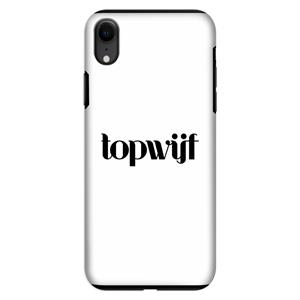 CaseCompany Topwijf Wit: iPhone XR Tough Case