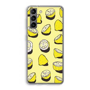 CaseCompany When Life Gives You Lemons...: Samsung Galaxy S21 Transparant Hoesje