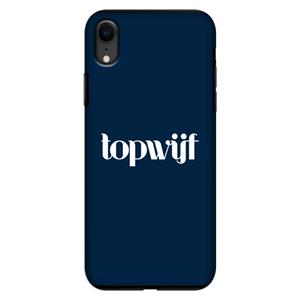CaseCompany Topwijf Navy: iPhone XR Tough Case