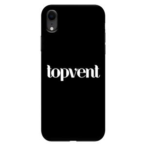 CaseCompany Topvent Zwart: iPhone XR Tough Case