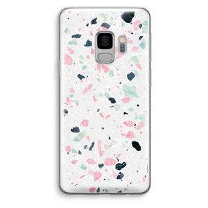 CaseCompany Terrazzo N°3: Samsung Galaxy S9 Transparant Hoesje