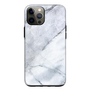 CaseCompany Witte marmer: iPhone 12 Tough Case