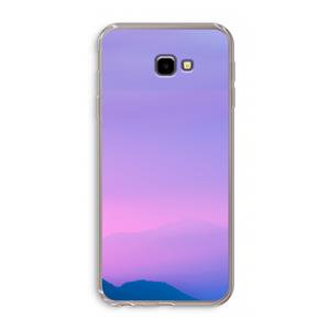 CaseCompany Sunset pastel: Samsung Galaxy J4 Plus Transparant Hoesje