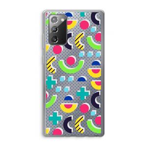 CaseCompany 8-bit N°1: Samsung Galaxy Note 20 / Note 20 5G Transparant Hoesje