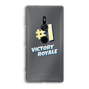 CaseCompany Victory Royale: Sony Xperia XZ2 Transparant Hoesje