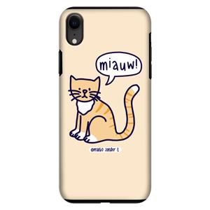 CaseCompany Miauw: iPhone XR Tough Case