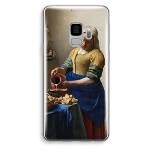 CaseCompany The Milkmaid: Samsung Galaxy S9 Transparant Hoesje