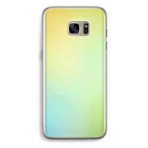 CaseCompany Minty mist pastel: Samsung Galaxy S7 Edge Transparant Hoesje