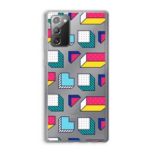CaseCompany 8-bit N°7: Samsung Galaxy Note 20 / Note 20 5G Transparant Hoesje
