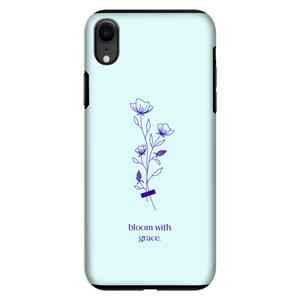 CaseCompany Bloom with grace: iPhone XR Tough Case