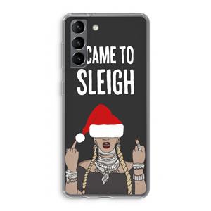 CaseCompany Came To Sleigh: Samsung Galaxy S21 Transparant Hoesje