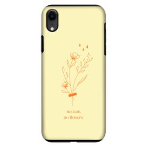 CaseCompany No rain no flowers: iPhone XR Tough Case