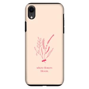 CaseCompany Where flowers bloom: iPhone XR Tough Case