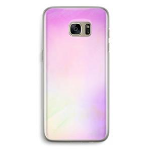 CaseCompany Flow mist pastel: Samsung Galaxy S7 Edge Transparant Hoesje