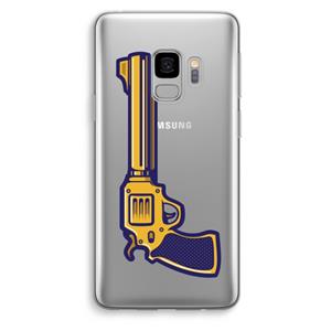 CaseCompany Pew Pew Pew: Samsung Galaxy S9 Transparant Hoesje