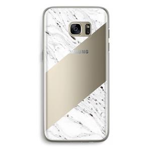 CaseCompany Biggest stripe: Samsung Galaxy S7 Edge Transparant Hoesje