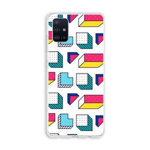 CaseCompany 8-bit N°7: Galaxy A51 4G Transparant Hoesje