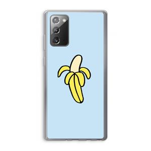 CaseCompany Banana: Samsung Galaxy Note 20 / Note 20 5G Transparant Hoesje