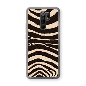 CaseCompany Arizona Zebra: Xiaomi Redmi 9 Transparant Hoesje