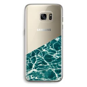 CaseCompany Weerkaatsing water: Samsung Galaxy S7 Edge Transparant Hoesje