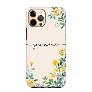 CaseCompany Gele bloemen: iPhone 12 Pro Max Tough Case
