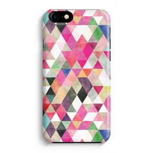 CaseCompany Gekleurde driehoekjes: iPhone 8 Volledig Geprint Hoesje