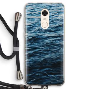 CaseCompany Oceaan: Xiaomi Redmi 5 Transparant Hoesje met koord