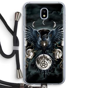 CaseCompany Sinister Wings: Samsung Galaxy J5 (2017) Transparant Hoesje met koord