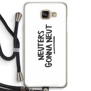 CaseCompany Neuters: Samsung Galaxy A5 (2016) Transparant Hoesje met koord