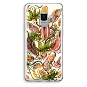 CaseCompany Haeckel Nepenthaceae: Samsung Galaxy S9 Transparant Hoesje