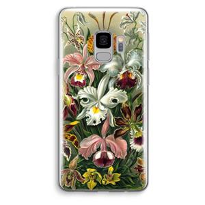 CaseCompany Haeckel Orchidae: Samsung Galaxy S9 Transparant Hoesje