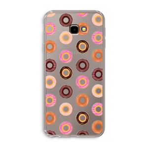 CaseCompany Donuts: Samsung Galaxy J4 Plus Transparant Hoesje