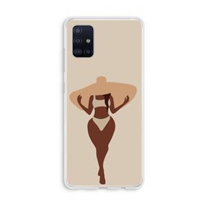 CaseCompany Let's get salty: Galaxy A51 4G Transparant Hoesje