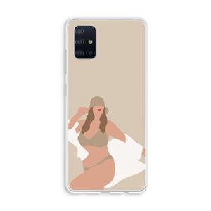 CaseCompany One of a kind: Galaxy A51 4G Transparant Hoesje