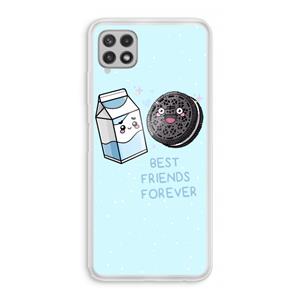 CaseCompany Best Friend Forever: Samsung Galaxy A22 4G Transparant Hoesje