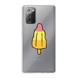 CaseCompany Raketijsje: Samsung Galaxy Note 20 / Note 20 5G Transparant Hoesje