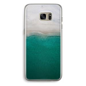 CaseCompany Stranded: Samsung Galaxy S7 Edge Transparant Hoesje