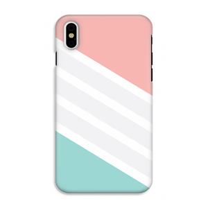 CaseCompany Strepen pastel: iPhone X Tough Case