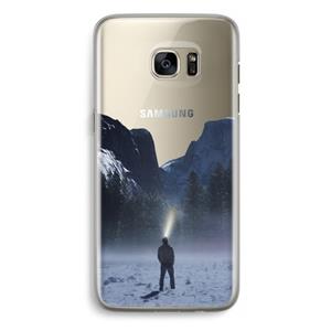 CaseCompany Wanderlust: Samsung Galaxy S7 Edge Transparant Hoesje